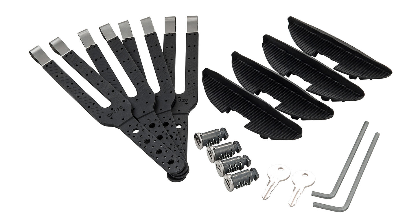 JA7981 Vortex StealthBar Black 2 Bar Roof Rack