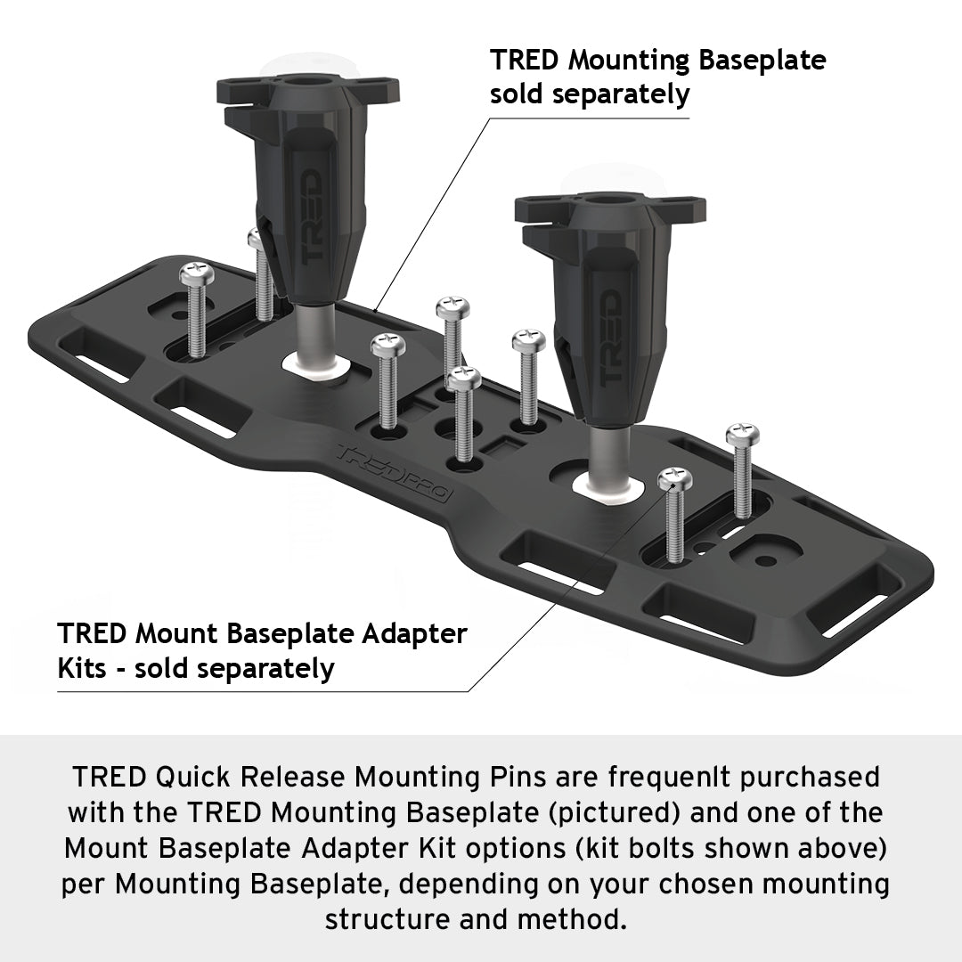 TRED 113mm Quick Release Mounting Pins (Pair) T2QRMP