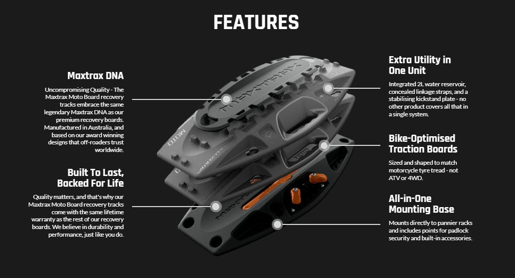 MAXTRAX MOTO BOARD MTXMBTG