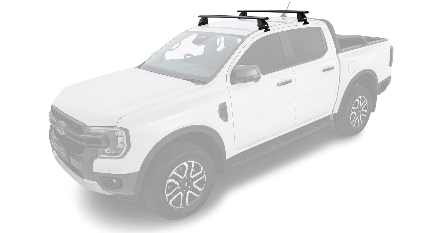 JC01533  Vortex 2500 Black 2 Bar Roof Rack