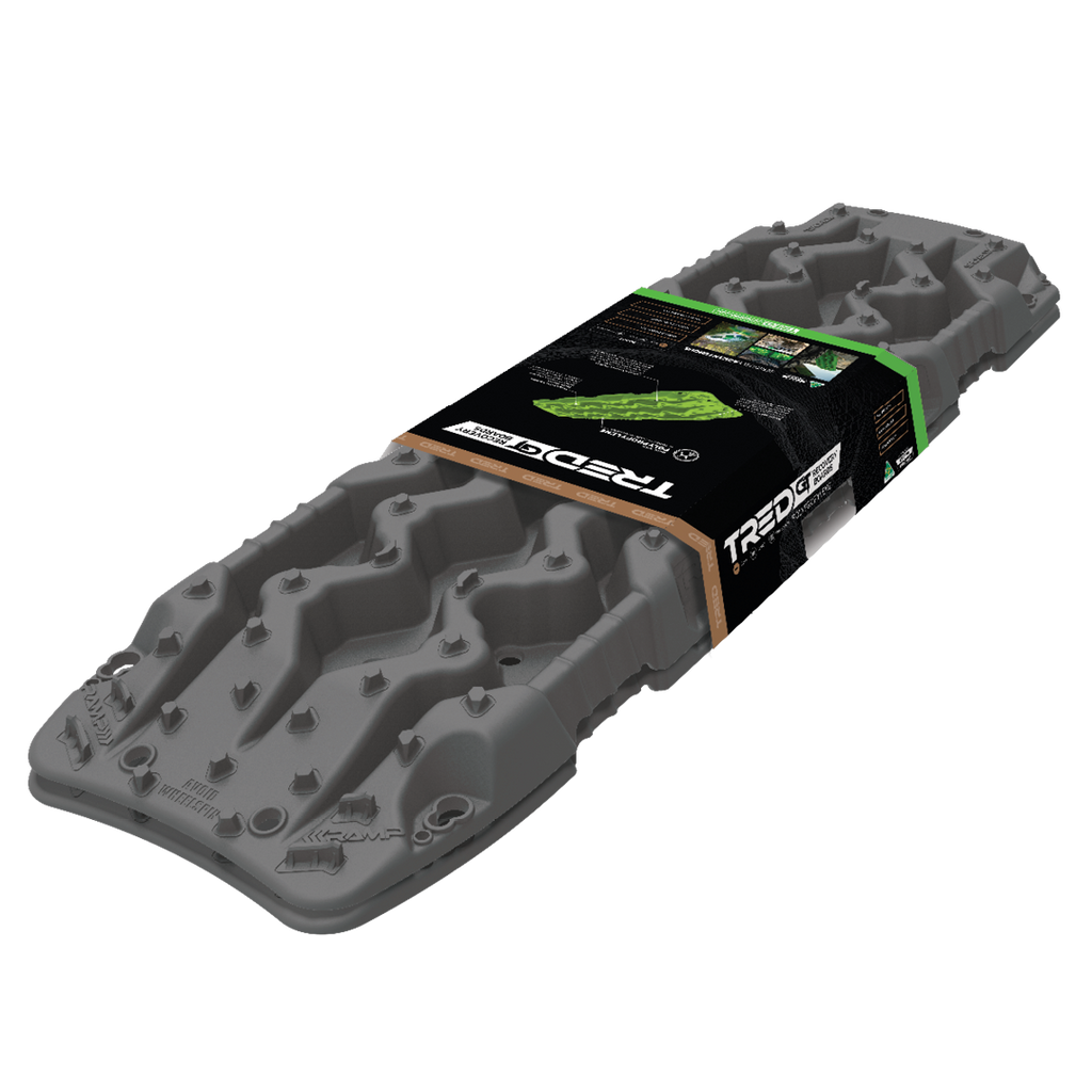 TRED GT Recovery Board Gun Metal Grey (Pair) TREDGTGG