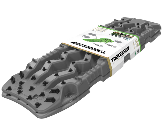 TRED PRO  Recovery Board Gun Metal Grey (Pair) TREDPROGG