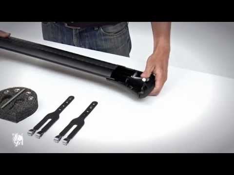 JA7981   Vortex StealthBar Black 2 Bar Roof Rack